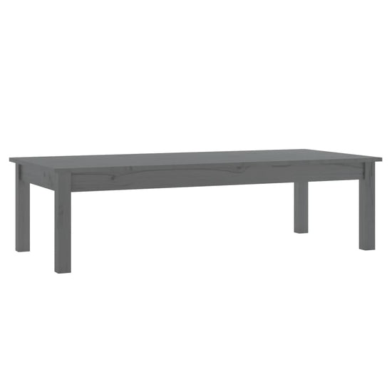 Salontafel 110x50x30 cm massief grenenhout grijs MeubelReus
