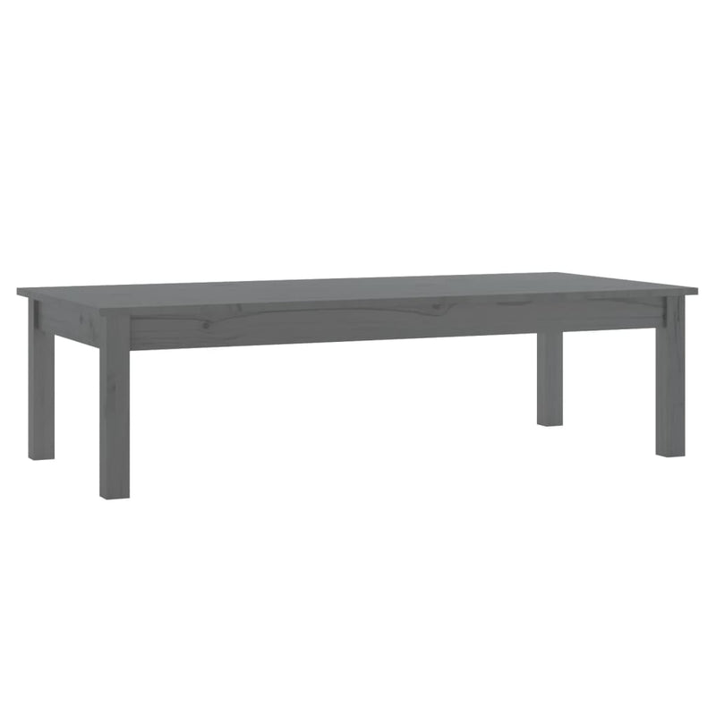 Salontafel 110x50x30 cm massief grenenhout grijs MeubelReus