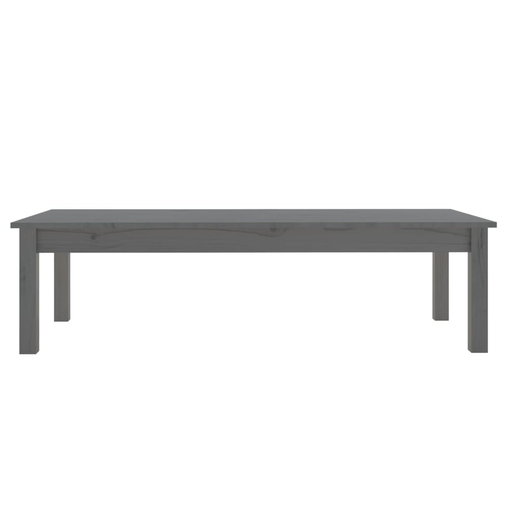 Salontafel 110x50x30 cm massief grenenhout grijs MeubelReus
