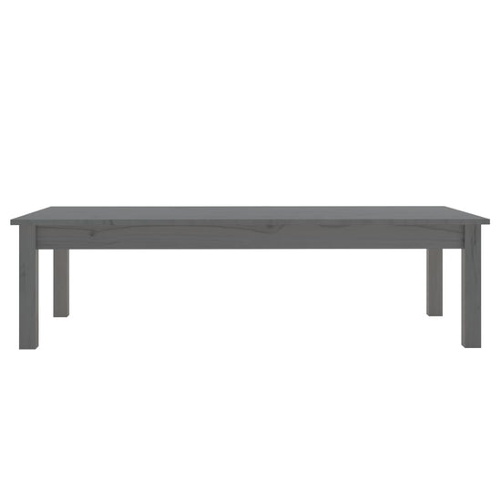 Salontafel 110x50x30 cm massief grenenhout grijs MeubelReus