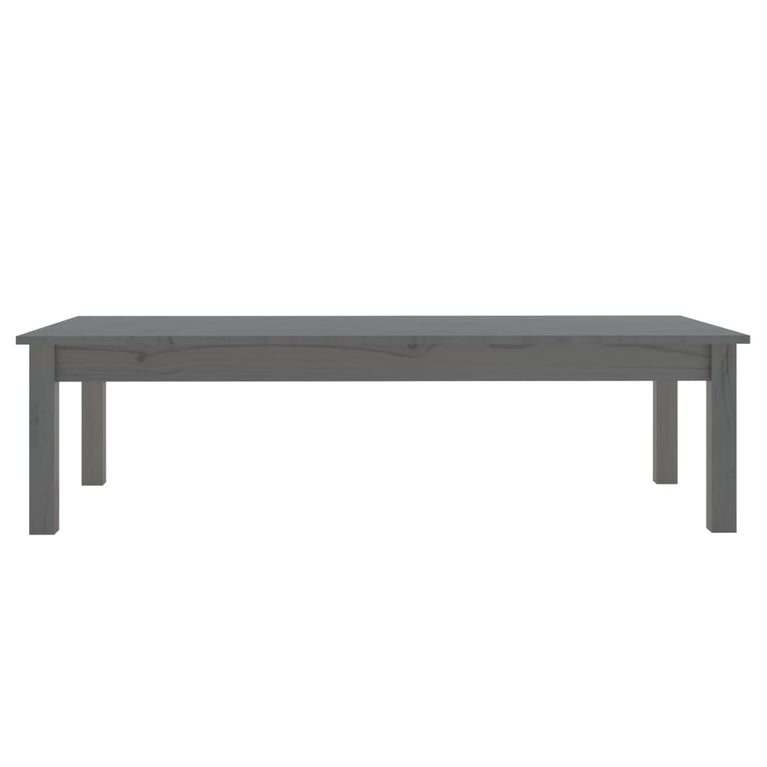 Salontafel 110x50x30 cm massief grenenhout grijs MeubelReus