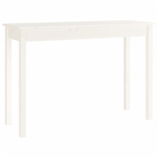 Wandtafel 110x40x75 cm massief grenenhout wit MeubelReus