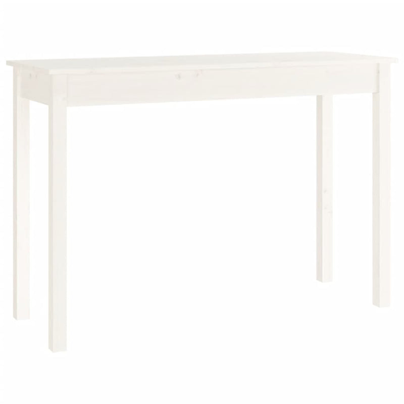 Wandtafel 110x40x75 cm massief grenenhout wit MeubelReus
