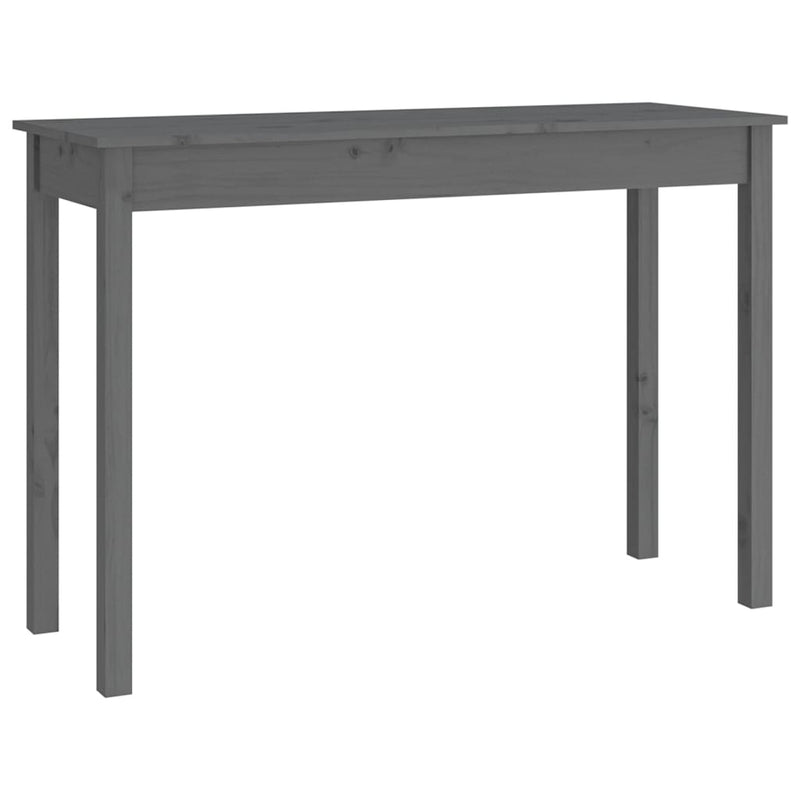 Wandtafel 110x40x75 cm massief grenenhout grijs MeubelReus