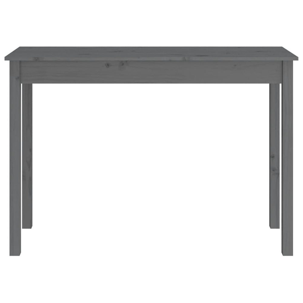 Wandtafel 110x40x75 cm massief grenenhout grijs MeubelReus