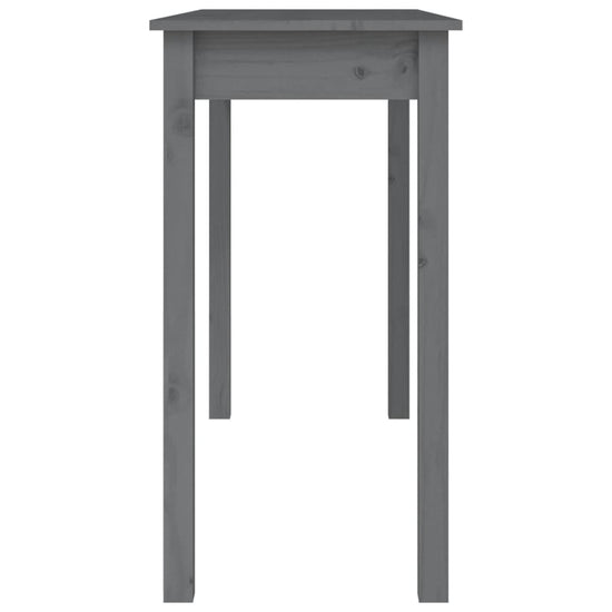 Wandtafel 110x40x75 cm massief grenenhout grijs MeubelReus