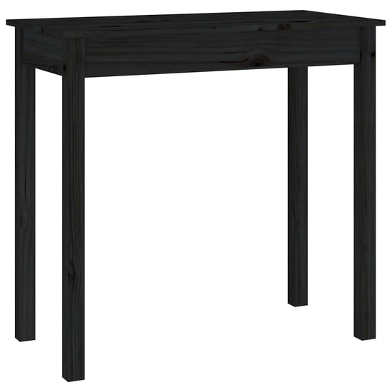 Wandtafel 80x40x75 cm massief grenenhout zwart MeubelReus