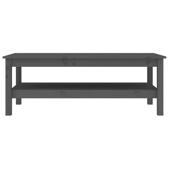 Salontafel 110x50x40 cm massief grenenhout grijs MeubelReus