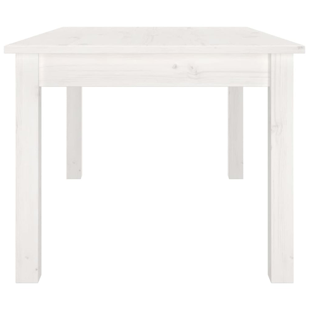 Salontafel 80x50x40 cm massief grenenhout wit MeubelReus