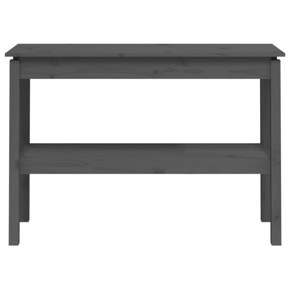 Wandtafel 110x40x75 cm massief grenenhout grijs MeubelReus