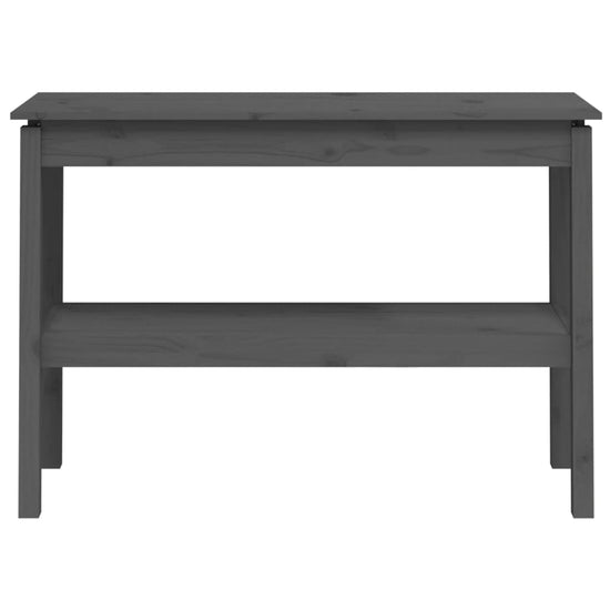 Wandtafel 110x40x75 cm massief grenenhout grijs MeubelReus