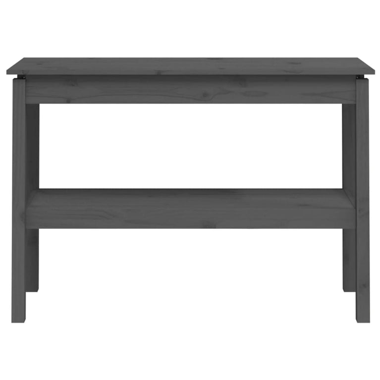 Wandtafel 110x40x75 cm massief grenenhout grijs MeubelReus
