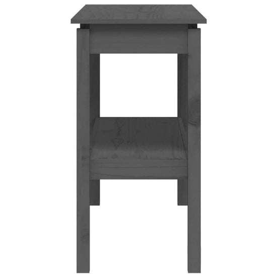 Wandtafel 110x40x75 cm massief grenenhout grijs MeubelReus