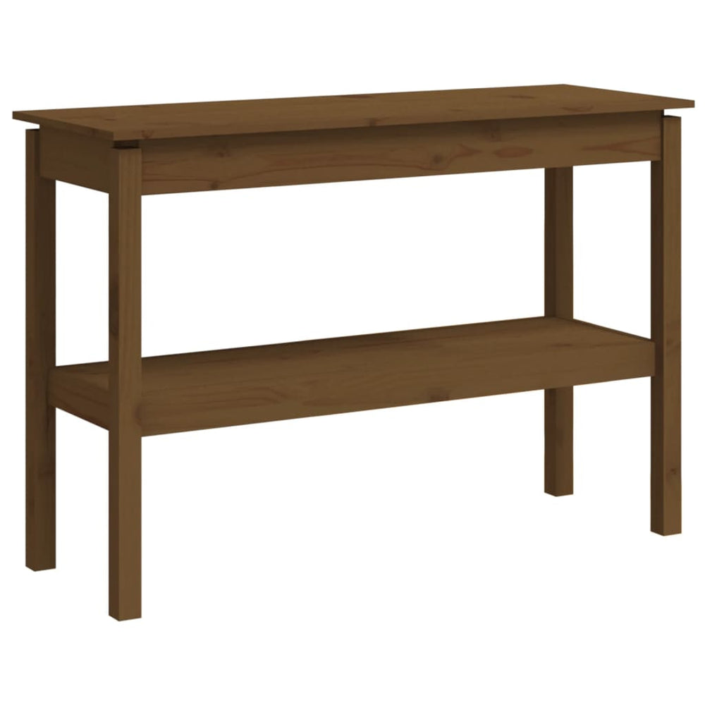 Wandkast 110x40x75 cm massief grenenhout honingbruin MeubelReus
