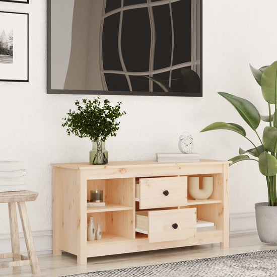 Tv-meubel 103x36,5x52 cm massief grenenhout MeubelReus