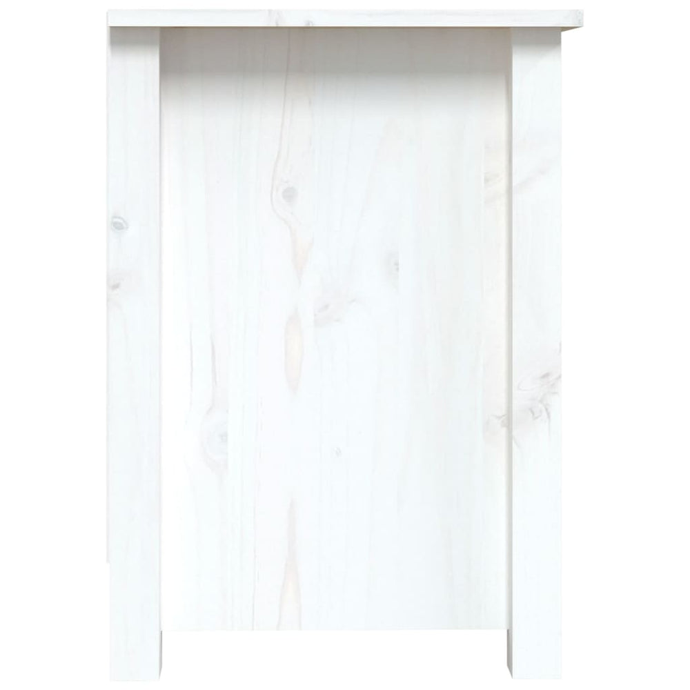 Tv-meubel 103x36,5x52 cm massief grenenhout wit MeubelReus