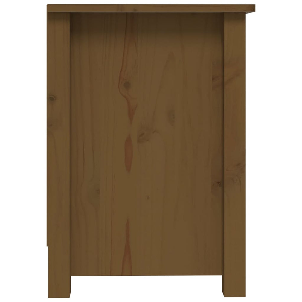 Tv-meubel 103x36,5x52 cm massief grenenhout honingbruin MeubelReus