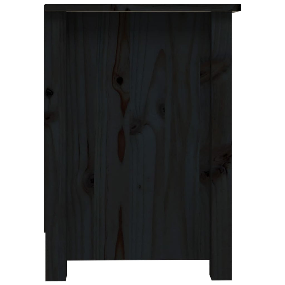 Tv-meubel 103x36,5x52 cm massief grenenhout zwart MeubelReus
