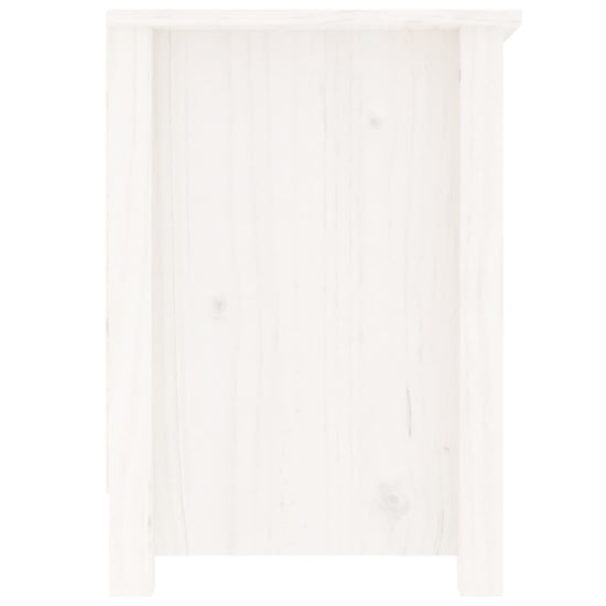 Tv-meubel 103x36,5x52 cm massief grenenhout wit MeubelReus