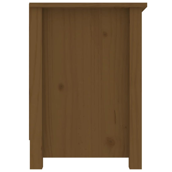 Tv-meubel 103x36,5x52 cm massief grenenhout honingbruin MeubelReus