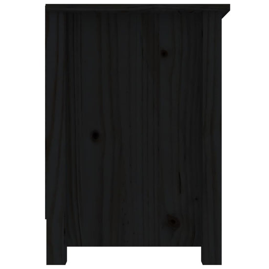 Tv-meubel 103x36,5x52 cm massief grenenhout zwart MeubelReus