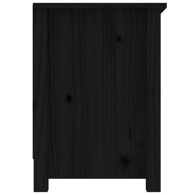 Tv-meubel 103x36,5x52 cm massief grenenhout zwart MeubelReus