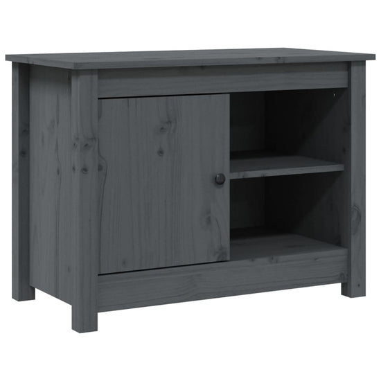 Tv-meubel 70x36,5x52 cm massief grenenhout grijs MeubelReus
