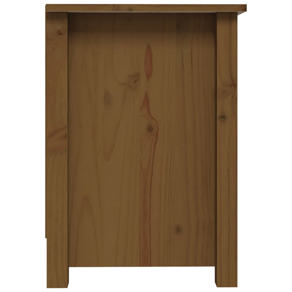 Tv-meubel 70x36,5x52 cm massief grenenhout honingbruin MeubelReus