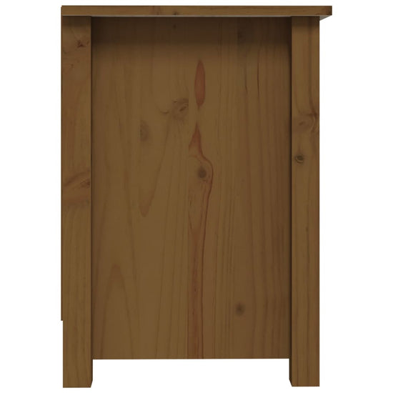 Tv-meubel 70x36,5x52 cm massief grenenhout honingbruin MeubelReus