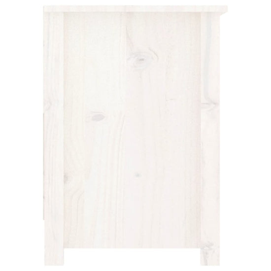 Tv-meubel 103x36,5x52 cm massief grenenhout wit MeubelReus