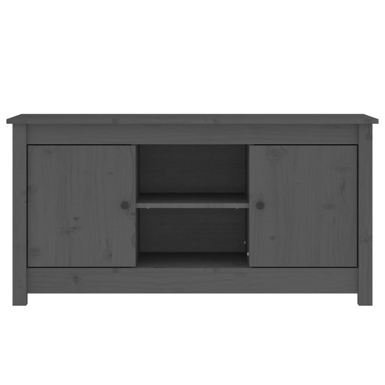 Tv-meubel 103x36,5x52 cm massief grenenhout grijs MeubelReus