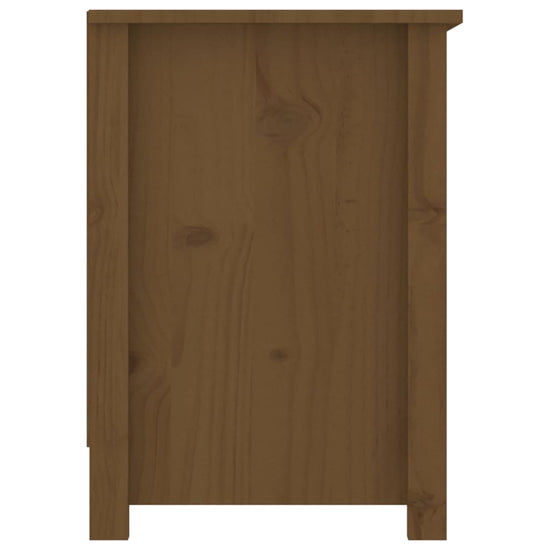 Tv-meubel 103x36,5x52 cm massief grenenhout honingbruin MeubelReus