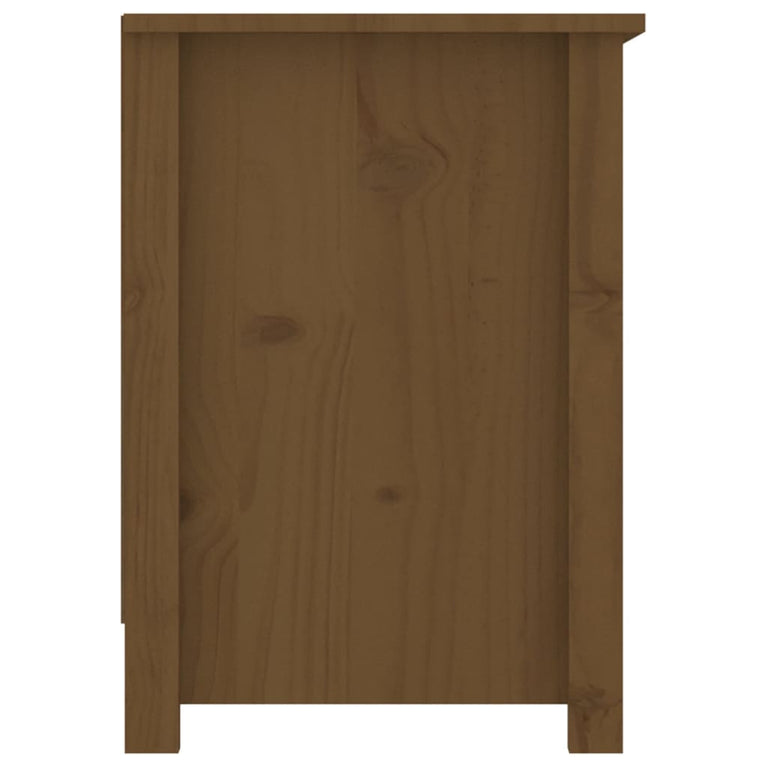 Tv-meubel 103x36,5x52 cm massief grenenhout honingbruin MeubelReus