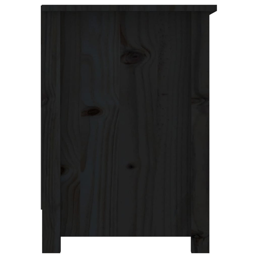 Tv-meubel 103x36,5x52 cm massief grenenhout zwart MeubelReus
