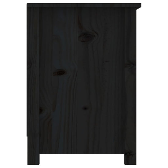 Tv-meubel 103x36,5x52 cm massief grenenhout zwart MeubelReus