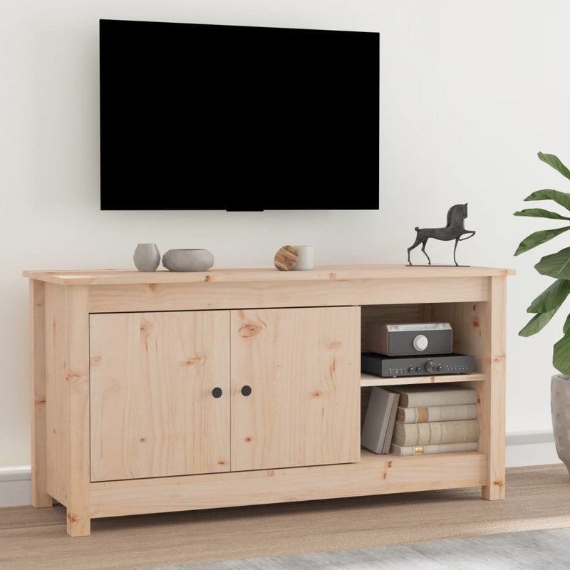 Tv-meubel 103x36,5x52 cm massief grenenhout MeubelReus