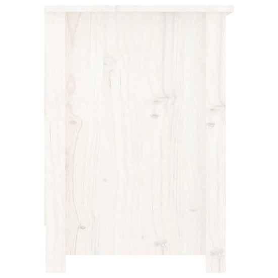 Tv-meubel 103x36,5x52 cm massief grenenhout wit MeubelReus