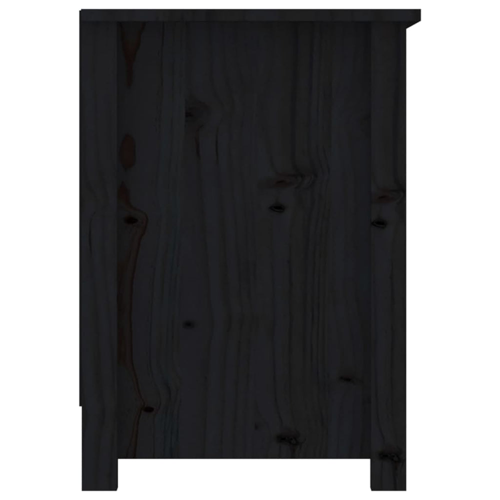 Tv-meubel 103x36,5x52 cm massief grenenhout zwart MeubelReus