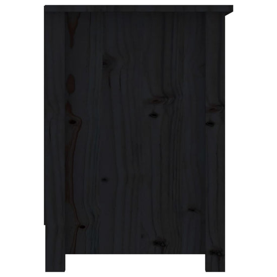 Tv-meubel 103x36,5x52 cm massief grenenhout zwart MeubelReus