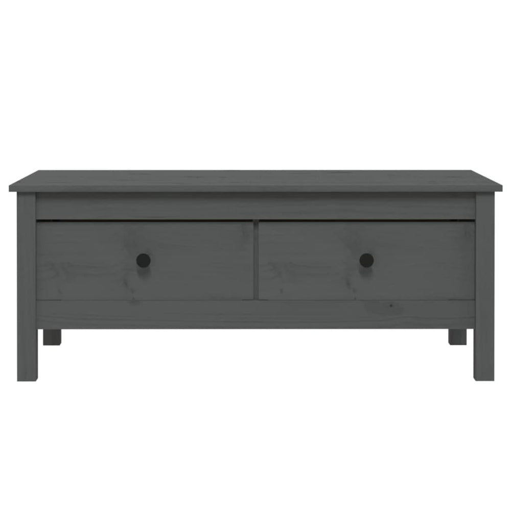 Salontafel 100x50x40 cm massief grenenhout grijs MeubelReus