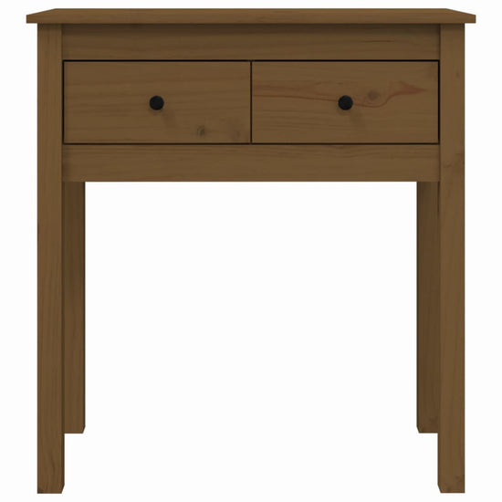 Wandtafel 70x35x75 cm massief grenenhout honingbruin MeubelReus