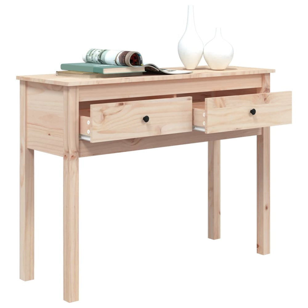Wandtafel 100x35x75 cm massief grenenhout MeubelReus
