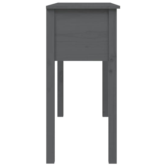 Wandtafel 100x35x75 cm massief grenenhout grijs MeubelReus