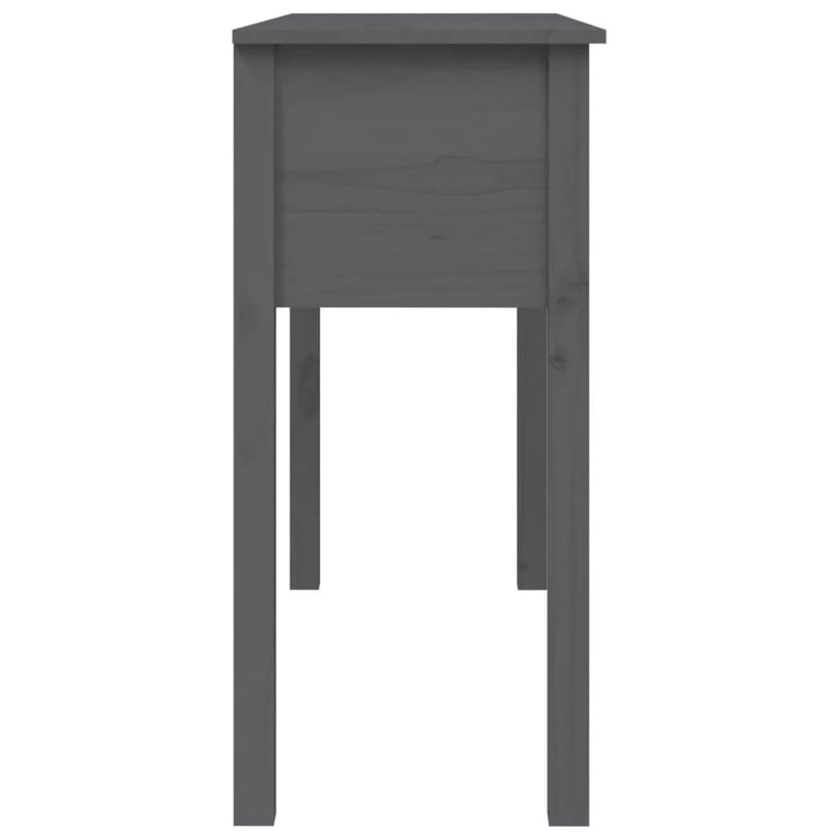 Wandtafel 100x35x75 cm massief grenenhout grijs MeubelReus
