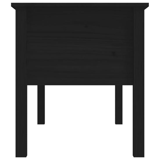 Salontafel 102x49x55 cm massief grenenhout zwart MeubelReus