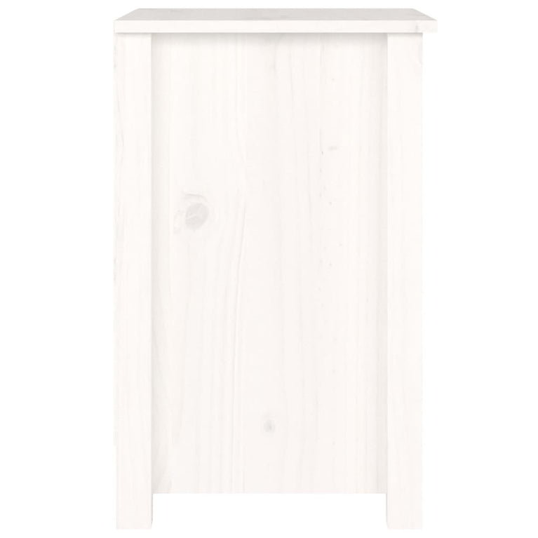 Nachtkastjes 2 st 40x35x55 cm massief grenenhout wit MeubelReus