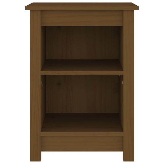 Nachtkastje 40x35x55 cm massief grenenhout honingbruin MeubelReus