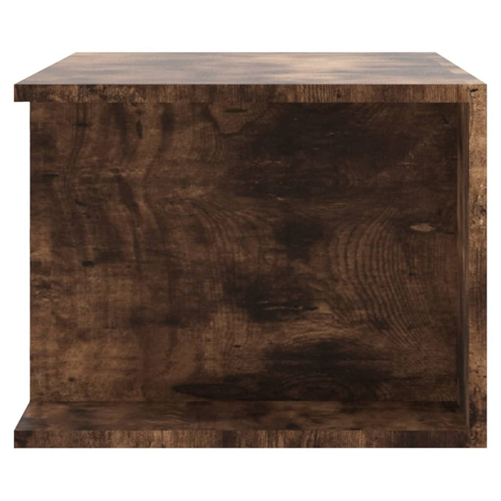 Tv-meubel met LED-verlichting 90x39x30 cm gerookt eikenkleurig MeubelReus