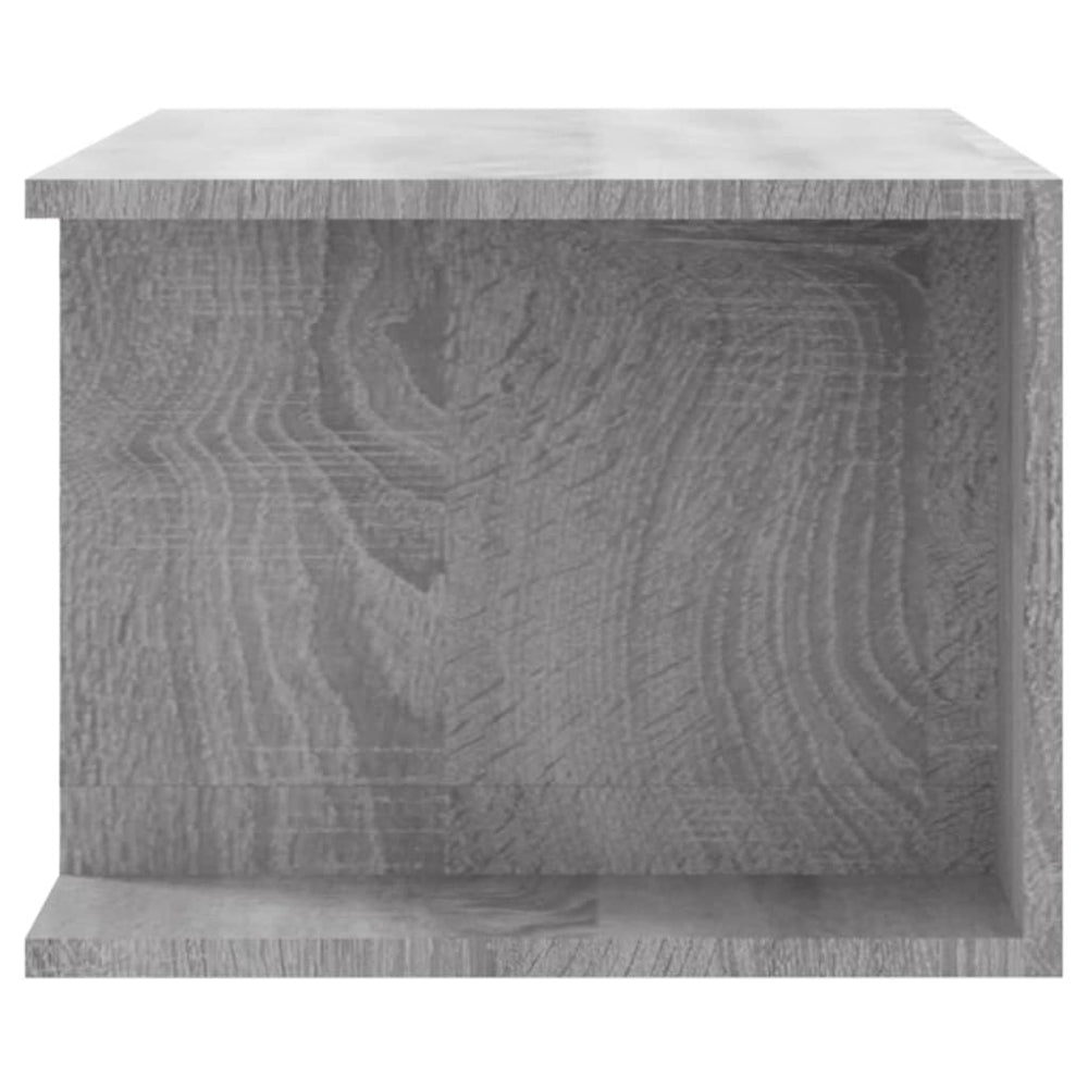 Tv-meubel met LED-verlichting 90x39x30 cm grijs sonoma eiken MeubelReus