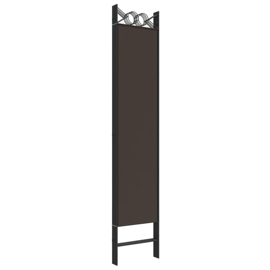 Kamerscherm met 6 panelen 240x200 cm stof bruin MeubelReus